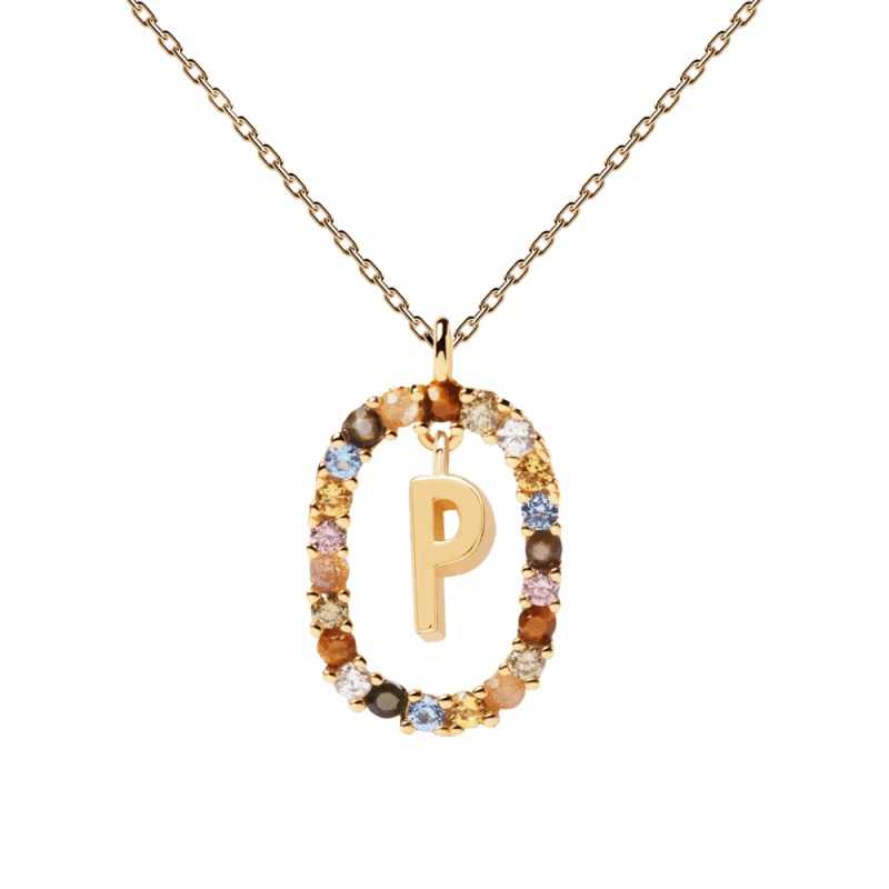 NECKLACE PD LETTER - P - PDPAOLA -  - Jewelry and watches Riera in Vallès, Barcelona