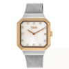 TOUS KARAT Inspirado en las tallas de las gemas preciosa, se unen en diseño de reloj analógico de caja facetada con brazalete de acero 