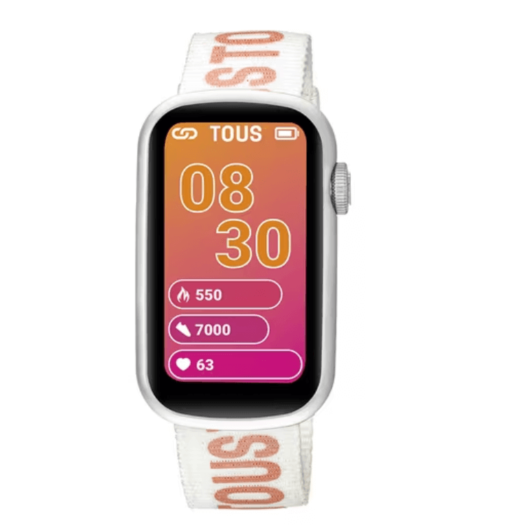 Tous T-Band no es una simple pulsera de actividad sino todo un reloj inteligente, capaz de recibir notificaciones de llamadas, mensajes, correo, etc