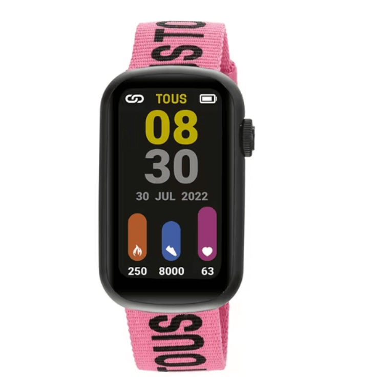 Tous T-Band no es una simple pulsera de actividad sino todo un reloj inteligente, capaz de recibir notificaciones de llamadas, mensajes, correo, etc