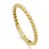 Anillo Lecarré GA136OA de oro amarillo 18k con forma de pequeñas burbujitas que se repiten hasta completar el aro. Disponibles en oro blanco y oro rosa. 