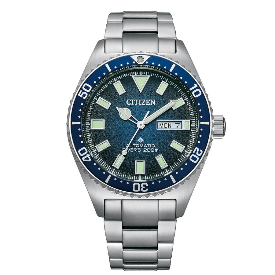 El Citizen Promaster NY0129-58L es un reloj con movimiento automatico con una esfera color azul y bisel color azulado a juego que le da vida al reloj.