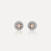Pendientes SUNFIELD PE062850 son de plata de ley 925 con circonitas de diferentes colores engastadas. Su diseño es forma circular con medida 7mm. diámetro. 