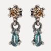 Pendientes SUNFIELD PE065000 son de plata de ley 925 con circonitas de diferentes colores engastadas. Cuelga en movimiento la de la parte inferior. 