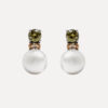 Pendientes SUNFIELD PE065051 son de plata de ley 925 con circonitas de diferentes colores y tallas engastadas. El elemento principal es una perla cultivada