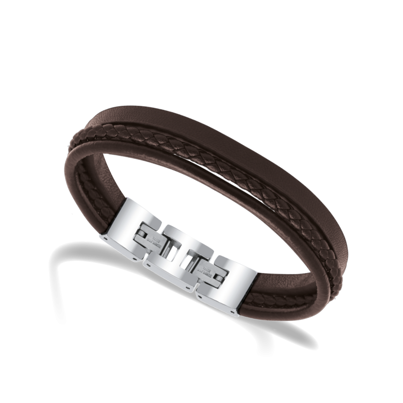 Pulsera Rochet stanford para hombre contiene la combinación perfecta simulando varias pulseras con un único cierre de acero ajustable en 2 posiciones