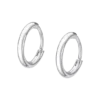 Pendientes Lotus Style LS2174 de acero inoxidable 316l de alta calidad. Tiene forma de aro con tubo de 1,9mm. y un diámetro exterior de 13,75mm.