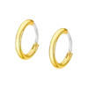 Pendientes Lotus Style LS2174 de acero inoxidable 316l de alta calidad. Tiene forma de aro con tubo de 1,9mm. y un diámetro exterior de 13,75mm.