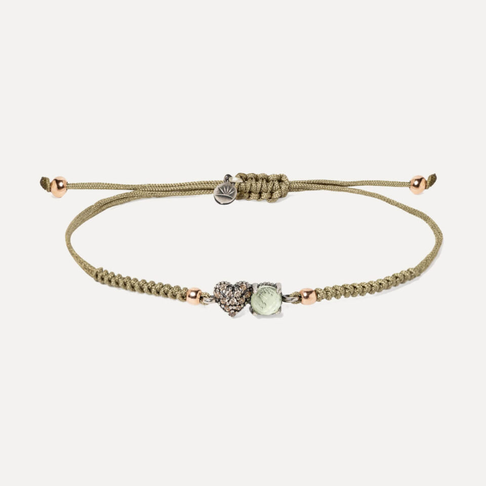 Pulsera SUNFIELD PU065340 es una pulsera con un motivo central de plata de ley 925 con circonitas en diferentes colores. cierre ajustable