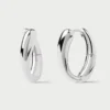 Los pendientes Helix PDPAOLA son fabricados en plata 1ª ley para adaptarse a cada estilo y ocasión. tipo aro asimétrico. son un basico
