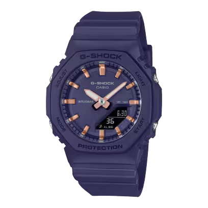 El reloj Casio G-Shock GMA-P2100 toma el diseño ya compacto del GMA-S2100 y lo hace más estrecho y compacto para mayor comodidad, pero no menos resistente.