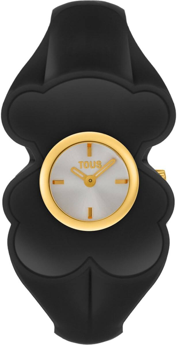 TOUS BEAR FOLKS reloj tipo pulsera, con forma de oso. Caja redonda con brazalete de policarbonato, esfera color claro con indices a juego con el bisel.