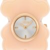 TOUS BEAR FOLKS reloj analógico tipo pulsera, con forma de oso. Caja redonda con brazalete de policarbonato disponible en dos tallas: M y L, esfera color claro con indices a juego con el bisel.