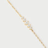 La pulsera Estela PDPAOLA es una pulsera de plata chapada en oro 18kt. con motivo central con circonitas engastadas no puede faltar en tu vestuario.