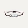 Pulsera SUNFIELD PU065421 es una pulsera con un motivo central de plata de ley 925 con circonitas en diferentes colores de talla princesa. cierre ajustable