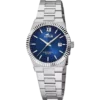 El reloj Lotus 18838 es un clásico contemporáneo con su caja de acero y cristal mineral, y su cadena de acero, apto para cualquier ocasión.