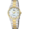 El LOTUS 18839 es un reloj mujer con caja y cadena de acero mixto combinando chapado en oro 18kt.. Es un diseño que prima la elegancia, con su esfera e indices con circonitas y su bisel estriado. 