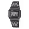 El modelo CASIO A158WETB-1AEF es un reloj con toque retro, pequeño e indispensable en tu armario, ya que con su color dorado y caja clásica