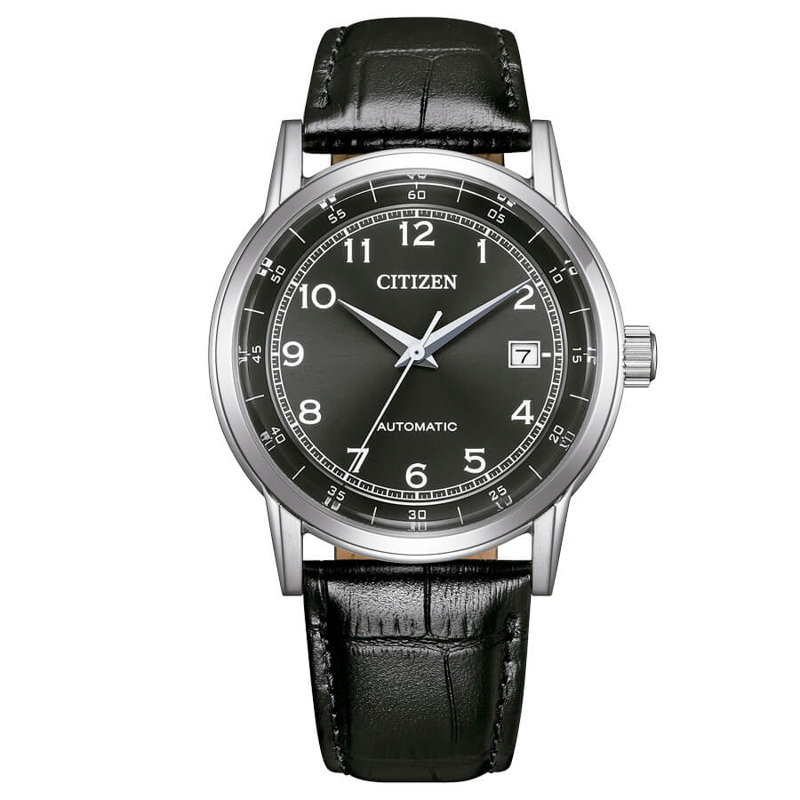 El Citizen Automatic Classic NJ0210-05E es un reloj con movimiento automatico y correa de piel con reserva de marcha de 40 horas
