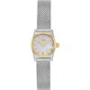 TOUS EPIC ICON MESH reloj de caja redonda con brazalete combinado de acero IPG dorado y acero, esfera color claro con indices a juego con el bisel.