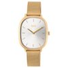 TOUS HERITAGE Inspirado en las tallas de las gemas preciosa, se unen en diseño de reloj analógico de caja OVAL con brazalete de iprg dorado