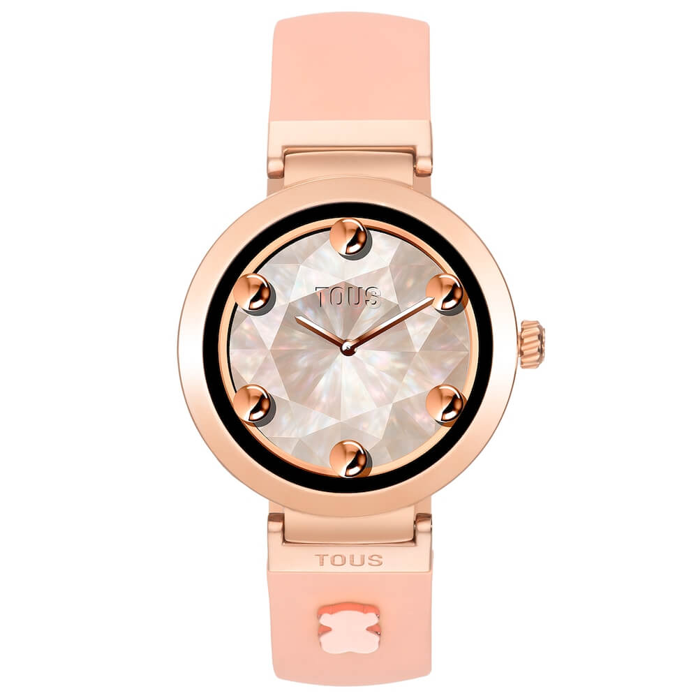 Tous S-Connect cuenta con un diseño propio y exclusivo de TOUS. Entre otras muchas funciones, con este smartwatch podrás recibir notificaciones de llamadas