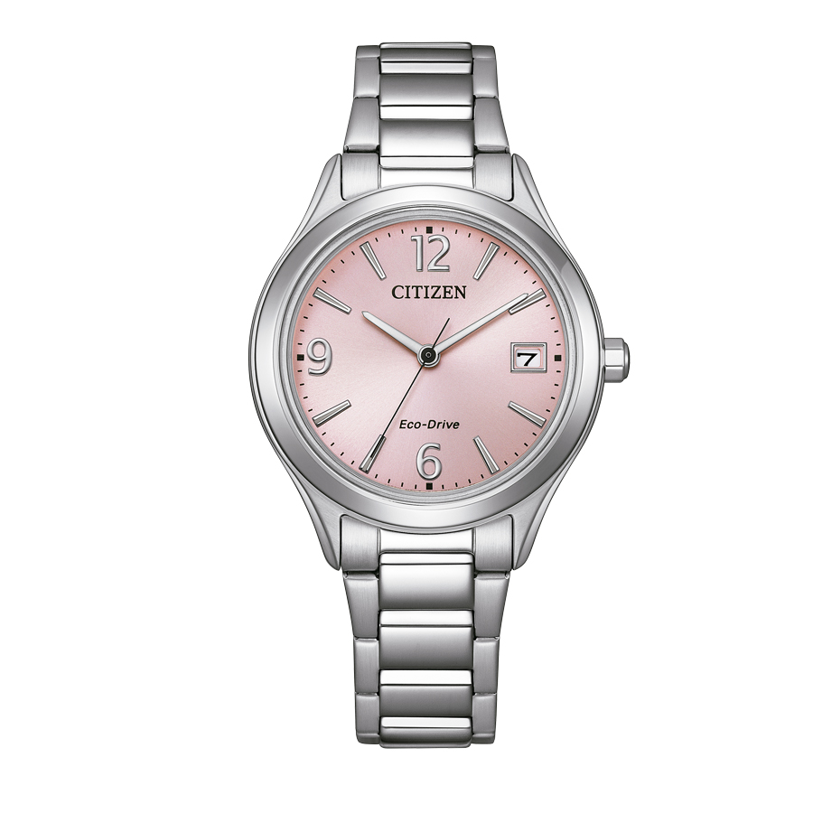 El modelo Citizen Lady Sporty FE6121-67X es un reloj para mujer con movimiento eco-drive con los indices a juego dando un toque más fino a la esfera.