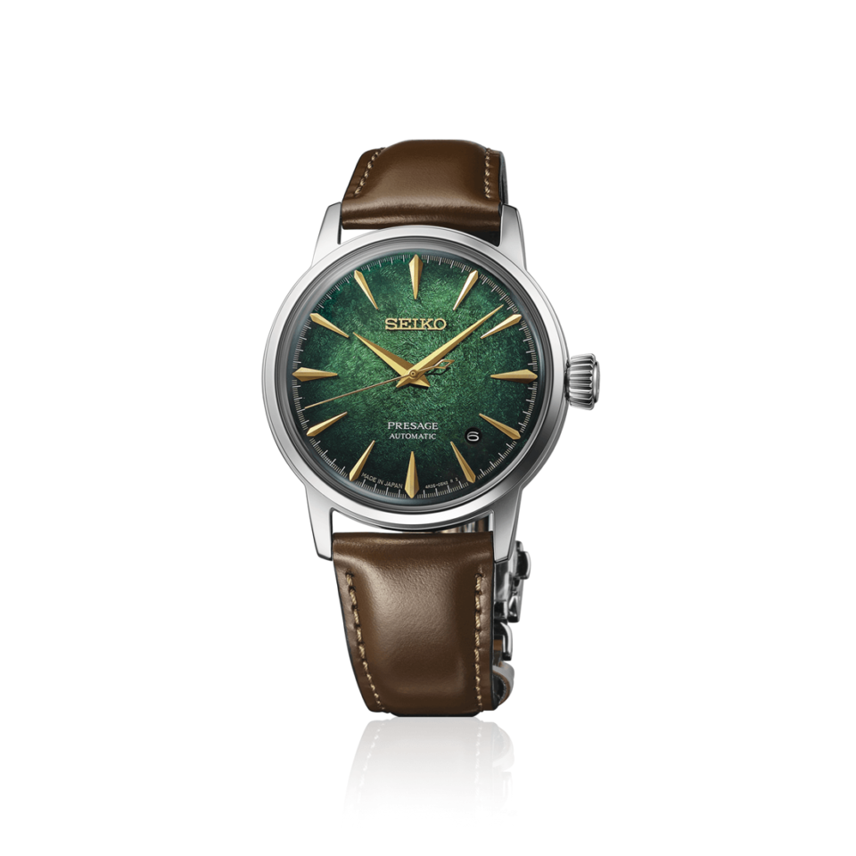 El reloj  Seiko Presage Cocktail HCB002 es un reloj de corte clásico y atemporal, disponible en múltiples colores de esfera