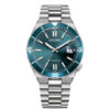 El reloj Citizen Tsuyosa Shore con movimiento automático se hace notar por su esfera de color azul que convierte este reloj clásico en más moderno.