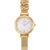 TOUS ICON CHARMS reloj de caja redonda con brazalete MESH de IPG dorado y , esfera de nacar con indices a juego con el bisel.
