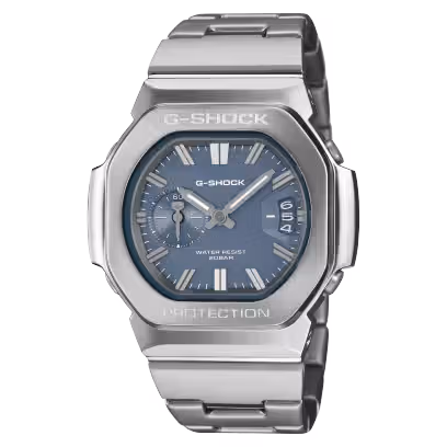 El reloj CASIO G-Shock GMC-2500D-1A2ER esta inspirado en el diseño del primer G-Shock e DW-5000 con idicación de hora analogica.